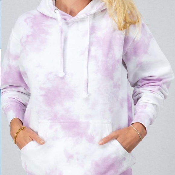 Tops - NEW lavender Tie dyed hoodie oversized S-3X Spring